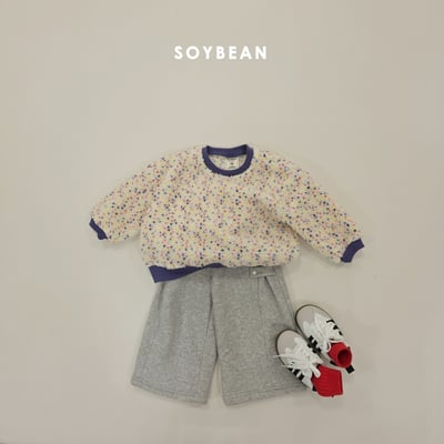 Soybean59｜(75cm-118cm) 按扣直筒棉褲5