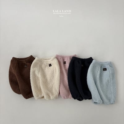 lala land23｜(60cm-83cm) 5色刷毛小黑標縮口褲1