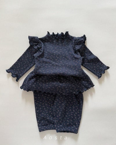 AOSTA28｜(6m-5y) 飛袖捲邊上衣15