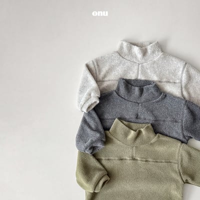 onu 41｜(70cm-115cm) 抓絨中領上衣6