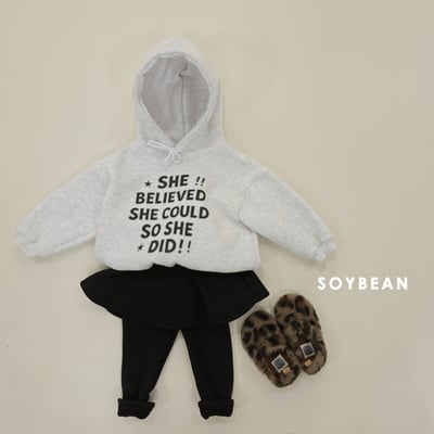 Soybean23｜(75cm-118cm) 英字印花連帽休閒上衣14