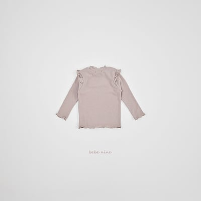 bebe nine40 (65cm-115cm) 3色柔軟摺邊上衣12