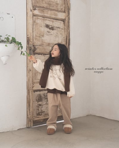 anggo21｜(75cm-120cm) 雙口袋簡約棉褲11