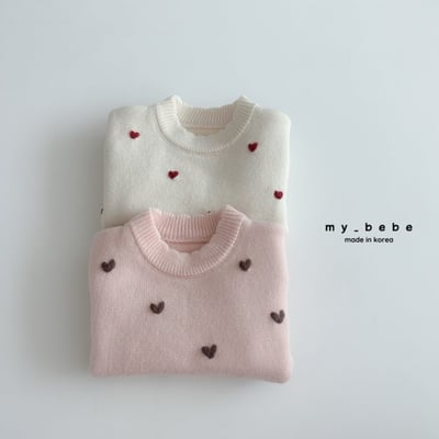 my_bebe09｜(-12m-7y) 愛心針織上衣15