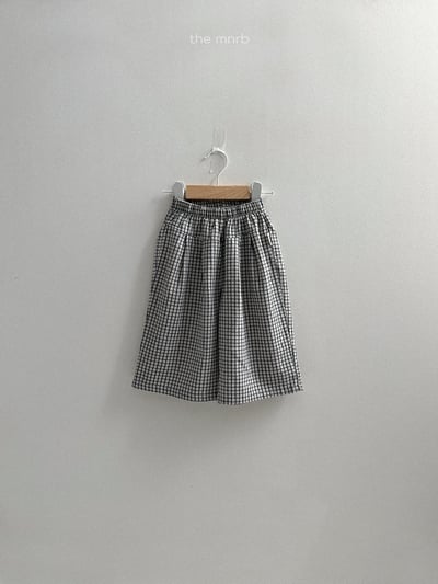 MiniRobe09｜(70-110) 格紋直筒長褲9