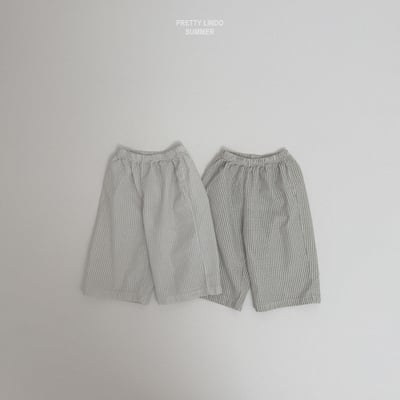 Lindo23｜(80-125) 線條直筒寬褲1