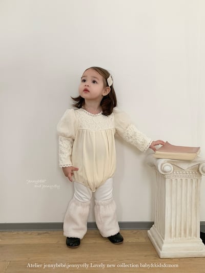 JE 421｜(66-90cm)  玫瑰蕾絲包屁衣14