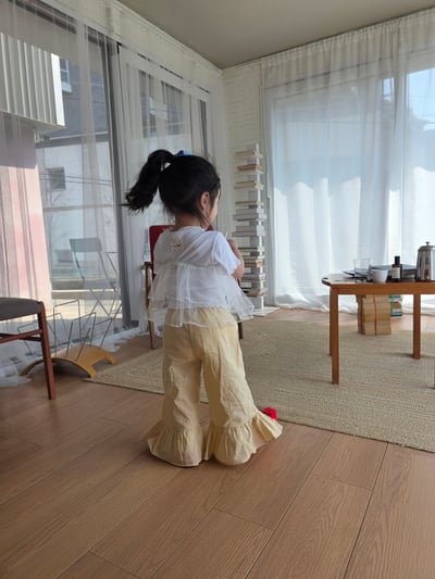 Color15｜(75-115cm) 細肩薄紗背心14