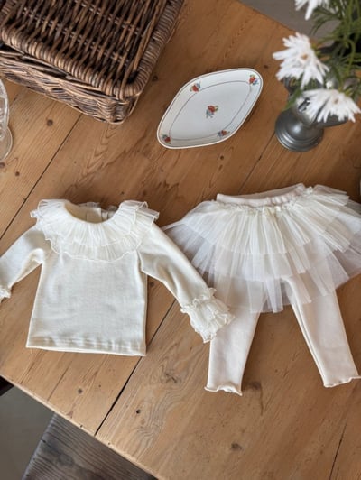 Marron 29｜(1y-6y) 澎澎薄紗褲裙10