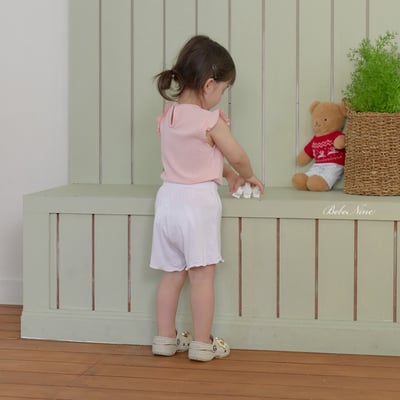 bebe nine25  (65cm-115cm) 3色彈力木耳邊打底褲15