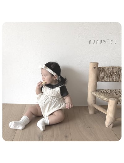 NUNU BIEL30｜(65-115cm) 荷葉邊圓領上衣4