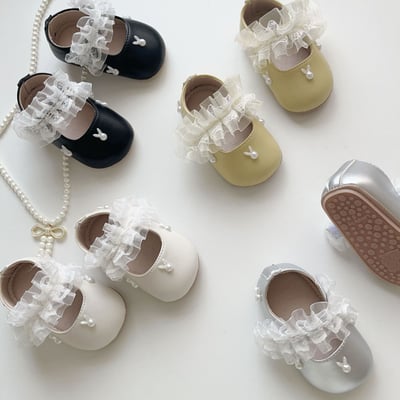 兔子珍珠蕾絲學步鞋4