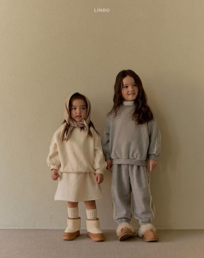 Lindo62｜(80cm-125cm) 蕾絲休閒縮口褲14