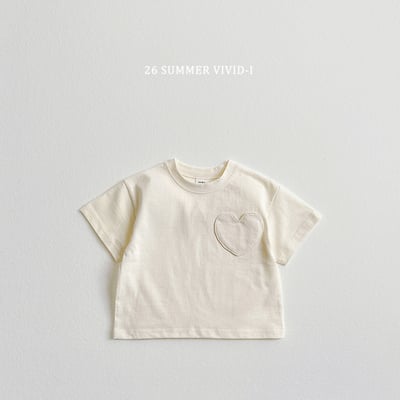 vivid42｜(78cm-125cm) 3款愛心造型口袋上衣5