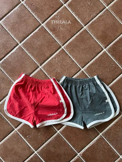 thelala20｜ (70-115) 滾邊logo短褲1