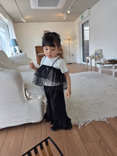 Color15｜(75-115cm) 細肩薄紗背心10