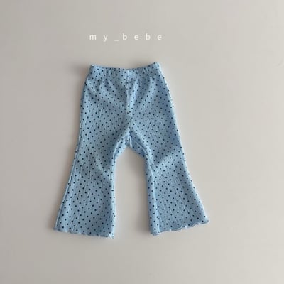 my_bebe29｜(80-120cm) 波點喇叭褲13