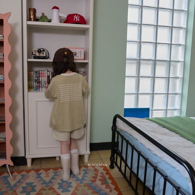 BEAN32｜(84-120cm)  領口拼色上衣5