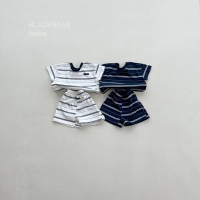 BEAN15｜(65-120cm) 條紋套裝4