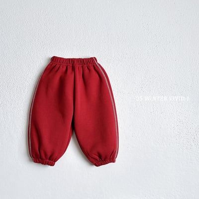 vivid07｜(78cm-125cm) 口袋素面縮口褲8