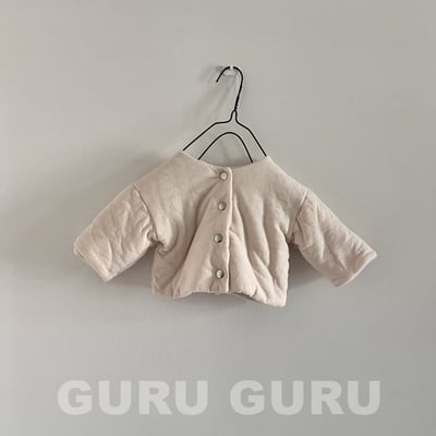 GURU GURU14｜(6m-24m) 4色夾層棉外套4