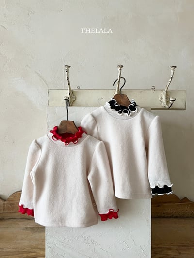 thelala37｜ (1y-6y) 撞色層次捲邊上衣11