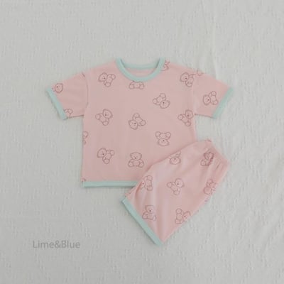 LIME&BLUE20｜(80-118cm)  青檸泰迪熊套裝6