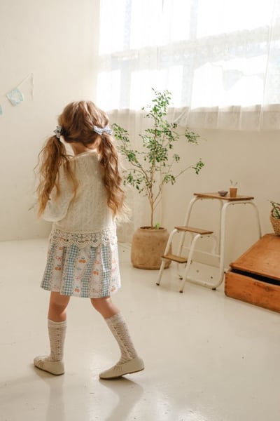 FLO10｜(75-140) 3色櫻桃碎花細肩洋裝11