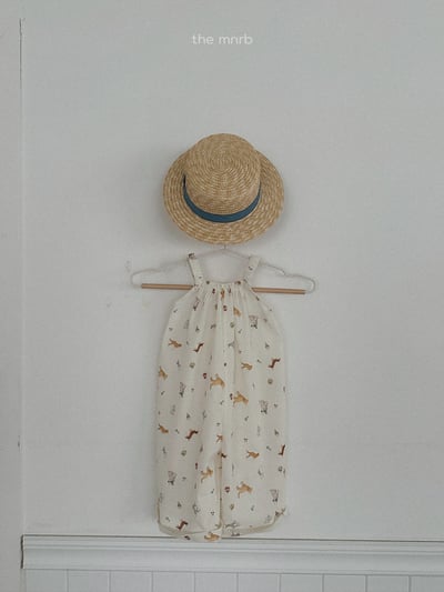 MiniRobe21｜(70-110) 無袖吊帶連身褲19