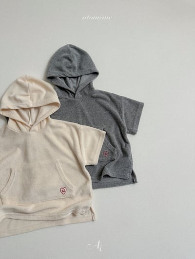 Atomeme40｜(70-110) 毛圈連帽口袋上衣6