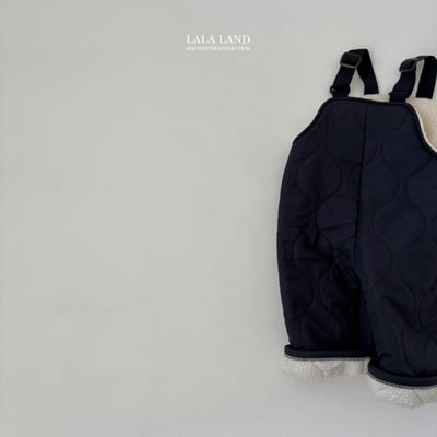 lala land56｜(75cm-120cm) 2色絎縫刷毛口袋吊帶長褲20