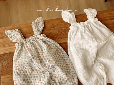 Valubebe 49｜(65-90cm) 褶邊翅膀吊帶服3