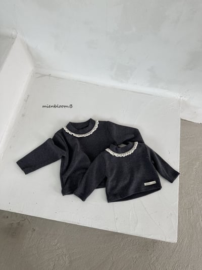 Bloom.b18｜(0m-24m/85cm-125cm) 天鵝絨蕾絲花邊上衣12