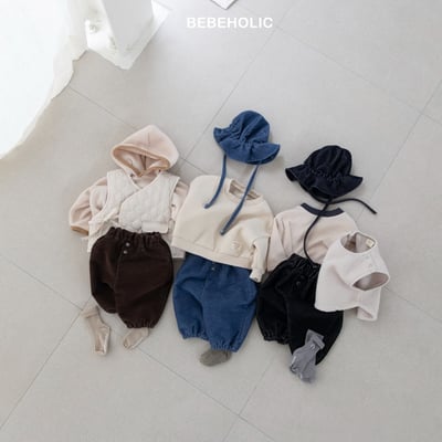 Bebe holic33｜(3m-18m) 細線縮口褲16