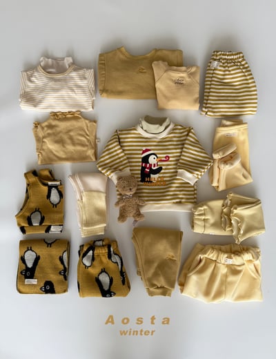 AOSTA58｜(6m-5y) 柔軟羊毛捲邊上衣7