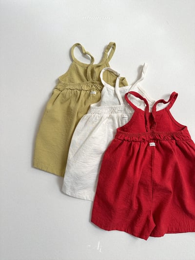 Atomeme39｜(70-110) 素面吊帶連身褲8