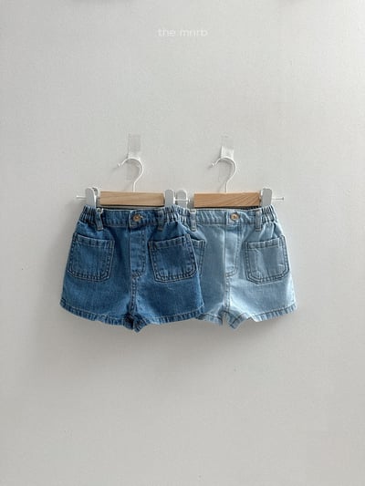 MiniRobe35｜(70-110) 雙口袋牛仔短褲1