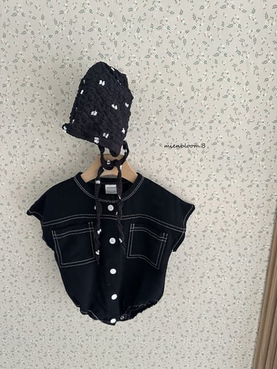 Bloom.b47｜(0m-18m) 抓皺印花包屁衣2