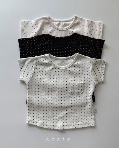 AOSTA54｜(6m-5y) 3款口袋圓領上衣1