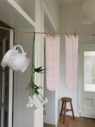 JE57｜(66-90cm) 3色 蕾絲無根襪2