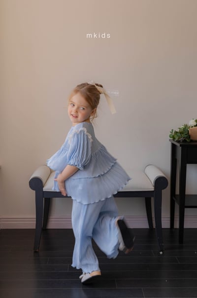 M-KIDS08｜(65-115cm) 浪漫褶皺套裝17