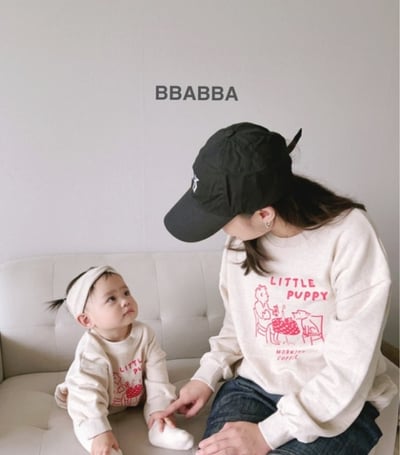 BBABBA06｜(60cm-83cm-mom) 2色韓系印花包屁衣/休閒上衣4