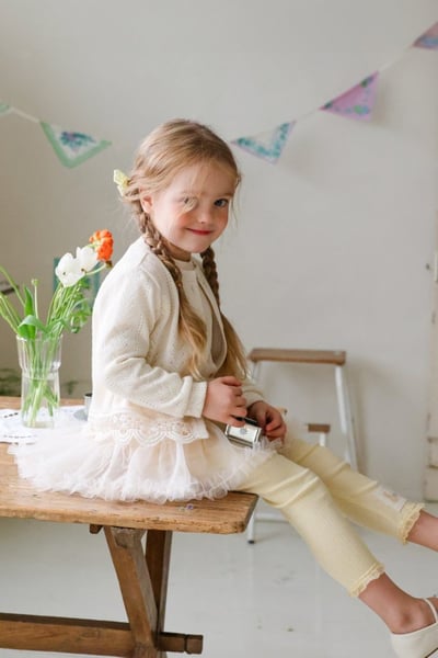 FLO56｜(75-140) 3色薄紗連身洋裝上衣16