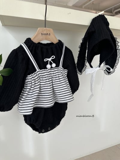 Bloom.b31｜(0m-7y) 細肩條紋背心10