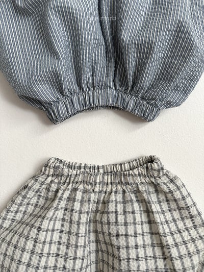 MiniRobe29｜(70-110) 格紋/條紋蓬蓬短褲9