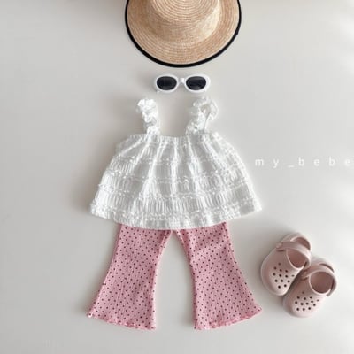 my_bebe34｜(80-120cm) 荷葉邊無袖上衣15