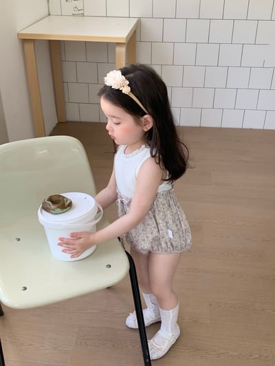 JE52｜(66-100cm) 無印花邊包屁衣/套裝15