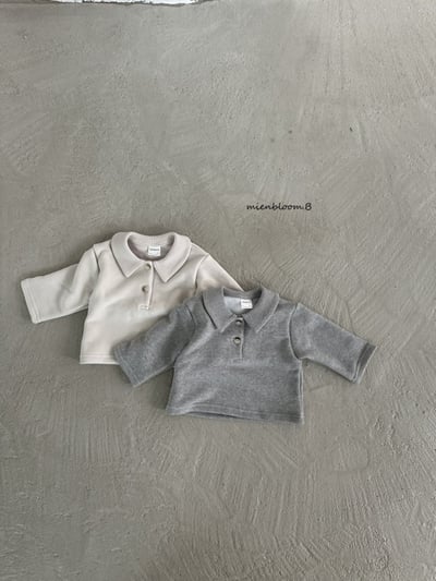 Bloom.b23｜(0m-24m/85cm-125cm) 簡約有領上衣1