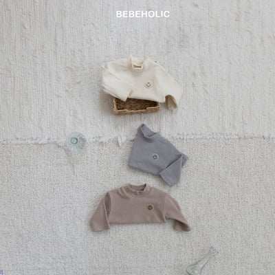 Bebe holic41｜(3m-18m) 微笑中領素面上衣10