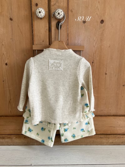 S0.U13｜(12m-M)  素色木耳邊上衣14